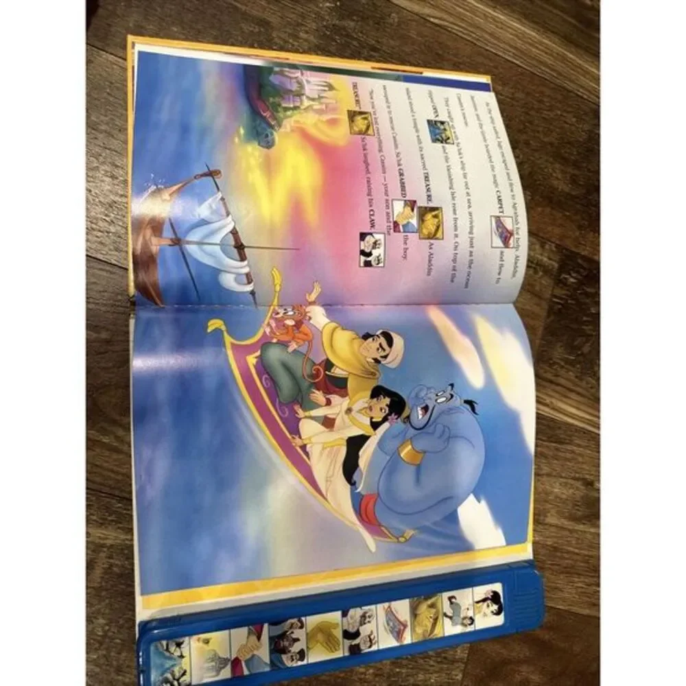 Disney's Aladdin & The King of Thieves Sound Story‎ HB Book READ DESCRIPTION